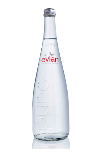 Evian mineral water